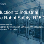 Introduction to Industrial Mobile Robot Safety