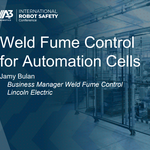 Weld Fume Control for Automation Cells