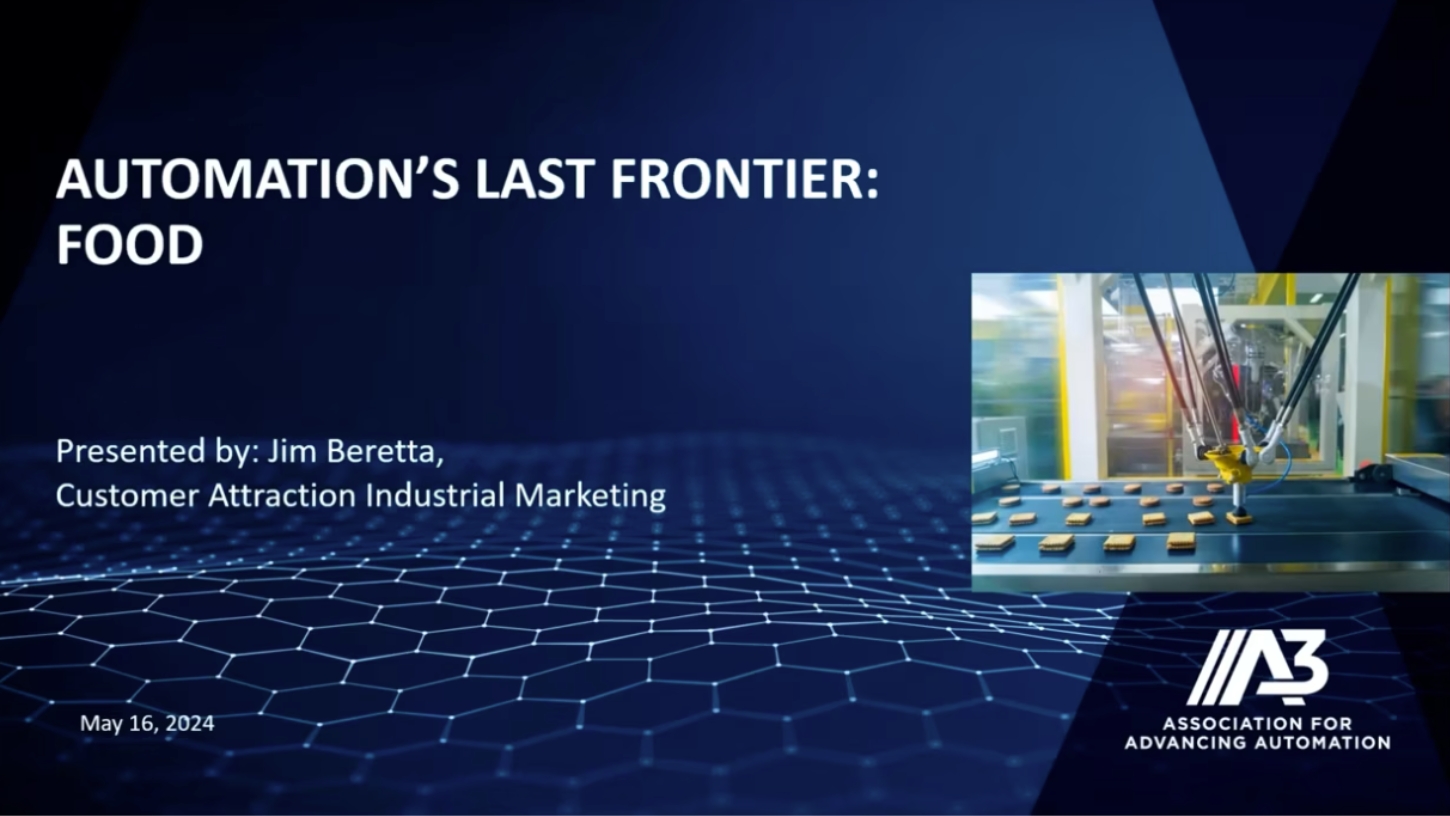 Innovative Technologies in Food Automation